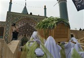 گلباران خورشید در کاشان