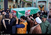 تشییع 7 شهید مدافع حرم تیپ زینبیون و فاطمیون در قم