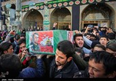 تشییع 7 شهید مدافع حرم تیپ زینبیون و فاطمیون در قم