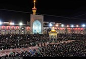 مراسم شام غریبان در حرم امام رضا(ع) - مشهد