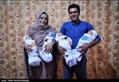چهارقلوهای سیستانی در انتظار تحقق وعده مسئولان/ 3 نوزاد بیمار و پدر بیکار شده است