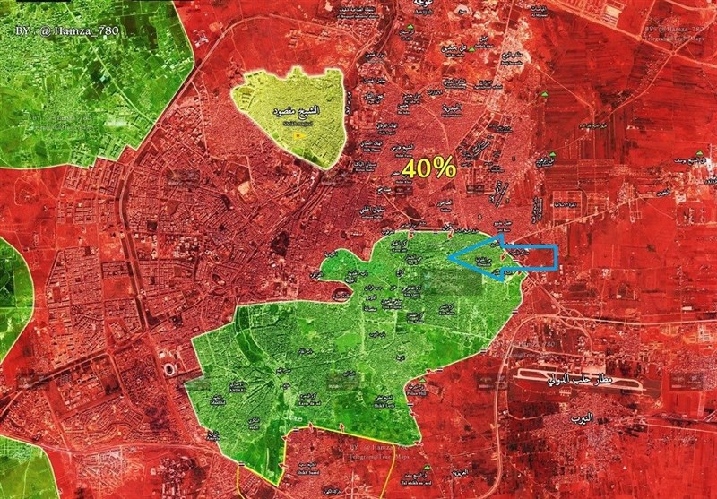 القوات السوریة تبدأ عملیة واسعة تجاه حیی &quot;الحلوانیة والجزماتی&quot; شرق حلب