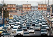 ترافیک سنگین ورودی ها و خروجی های شهر قم