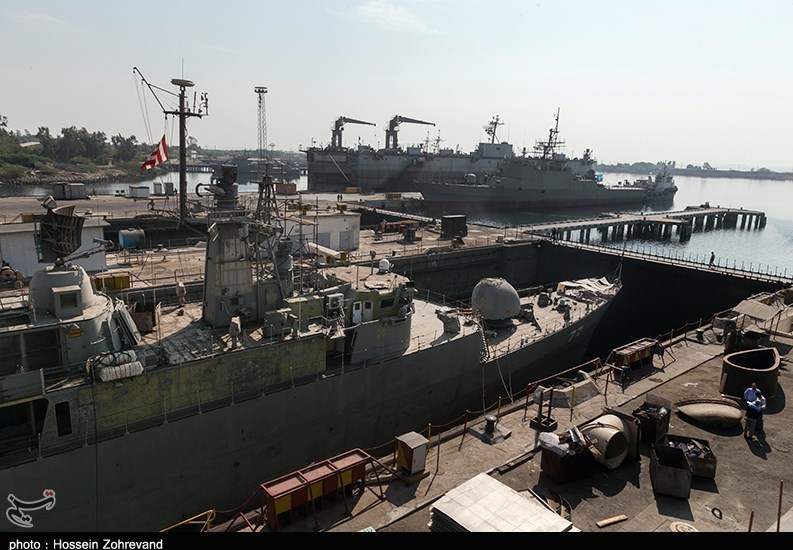 Yunes Submarine And Sabalan Frigate Undergoing Overhaul At Iran Navy ...