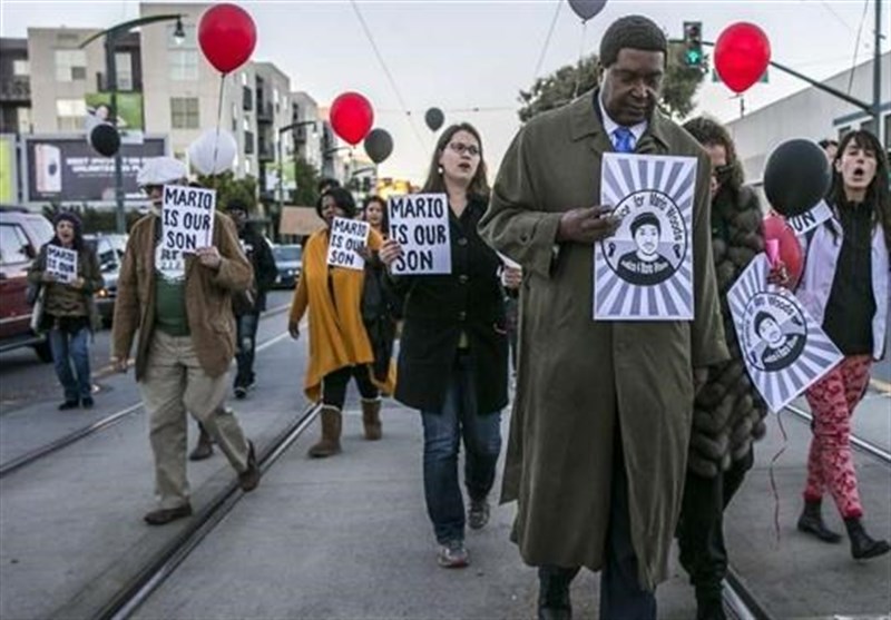 Protesters Rally against Police Violence in San Francisco