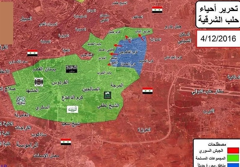 Syrian Troops Seize Key Area in Eastern Aleppo