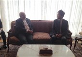 دیدار ظریف با وزیر مشاور در امور پارلمانی وزارت خارجه ژاپن