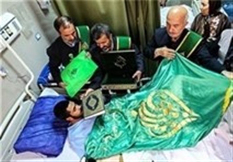 حضور خدام مسجد مقدس جمکران در بیمارستان 15 خرداد ورامین