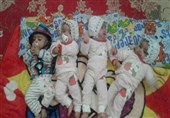 آخرین جزئیات از شرایط 4 قلوهای اصفهانی/ 4قلوها در سلامت کامل/ نگهداری یکی از نوزادان در بخش مراقبت‌های ویژه