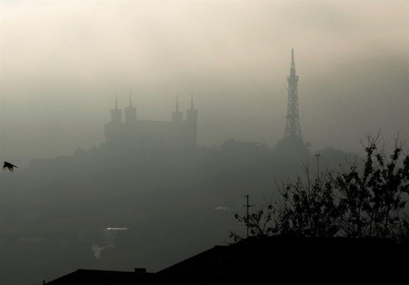 عکس / آلودگی هوا در «لیون» فرانسه