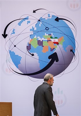 علی لاریجانی رئیس مجلس شورای اسلامی در اولین کنفرانس امنیتی تهران