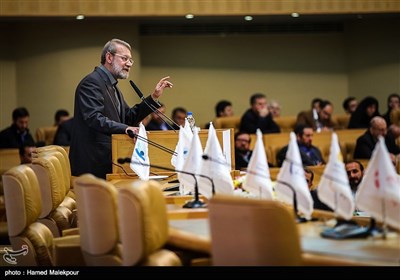 سخنرانی علی لاریجانی رئیس مجلس شورای اسلامی در اولین کنفرانس امنیتی تهران