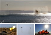آتش‌بازی کبراهای خشمگین در آسمان/ ویراژِ میراژها در ساحل+ عکس و فیلم