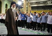 مراسم جشن تکلیف دانش آموزان در حضور رهبرمعظم انقلاب