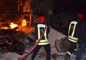 انفجار شدید گاز در یک واحد مسکونی در مرکز کلان‌شهر اهواز به روایت تصویر