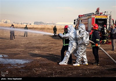 مانور فرودگاهی در مشهد