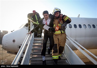 مانور فرودگاهی در مشهد