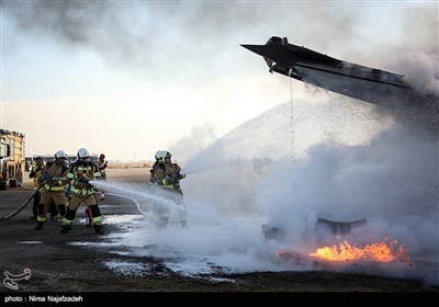 مانور فرودگاهی در مشهد