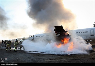 مانور فرودگاهی در مشهد