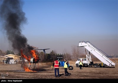 مانور فرودگاهی در مشهد