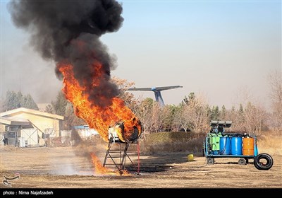 مانور فرودگاهی در مشهد