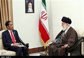 دیدار رئیس جمهوری اندونزی با رهبرمعظم انقلاب