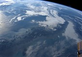 عکس خارق‌العاده زمین و کوه‌های آلپ از ایستگاه فضایی