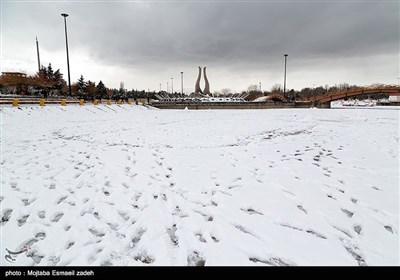 الثلوج فی مدینة ارومیة شمال غربی ایران