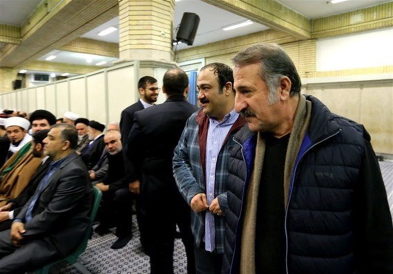 عکس / مهران غفوریان و مهران رجبی در دیدار امروز میهمانان کنفرانس وحدت اسلامى‌ با رهبر انقلاب