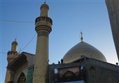 تعویض طلای گنبد حرم امام علی