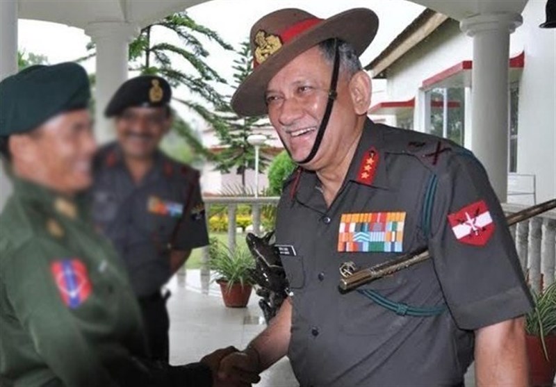 اعتراف رئیس ارتش هند به ناکامی نظامیان این کشور در کشمیر اشغالی
