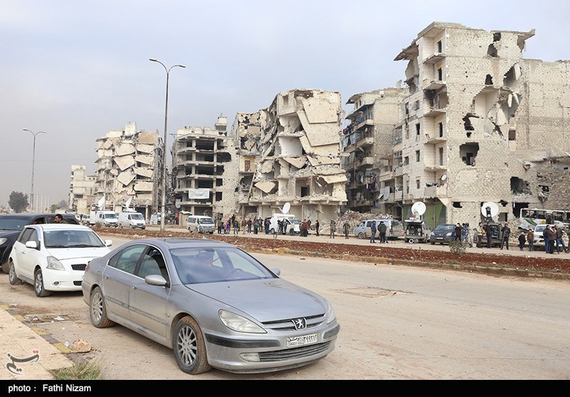 تصاویر اختصاصی «تسنیم» از مناطق تازه آزاد شده در شرق «حلب» -3