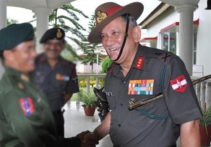«ژنرال بیپن روات» فرمانده جدید ستاد ارتش هند می‌شود