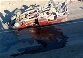 تصادف در محور خاش ـ سراوان ‌9 نفر کشته و 21 نفر مجروح برجای گذاشت + تصاویر