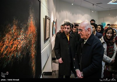 افتتاحیه جشنواره و نمایشگاه آثار هنرمندان نقاشی وخط