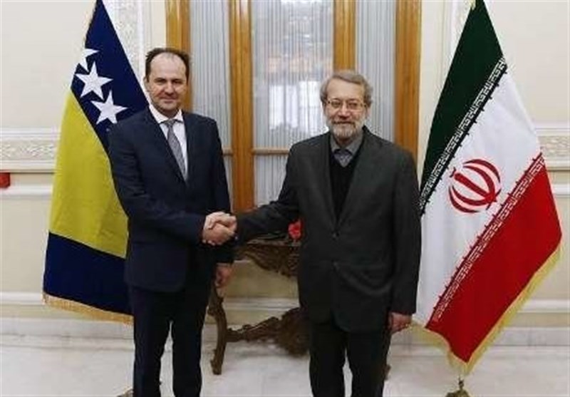 Iranian, Bosnian Parliament Speakers Call for Closer Ties