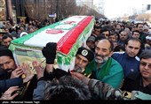 مراسم تشییع پیکر دو شهید مدافع حرم - مشهد