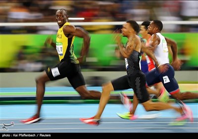 اوسین بلت دوندهٔ جامائیکایی دو سرعت و سریعترین انسان جهان در جریان المپیک ریو