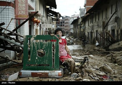 خسارات ناشی از گردباد در چین