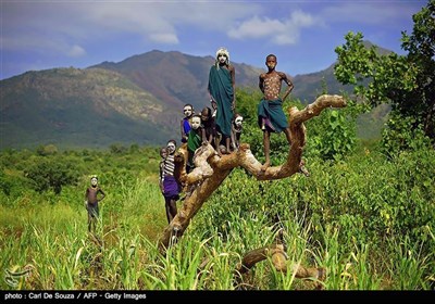 کودکان یکی از قبایل اتیوپی