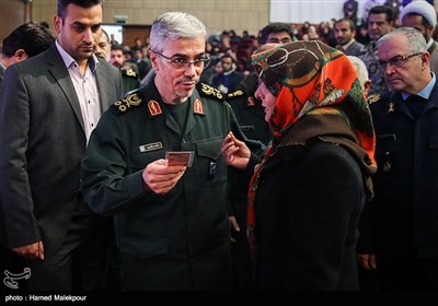 سرلشکر محمد باقری رئیس ستاد کل نیروهای مسلح در کنگره سراسری 6500 شهید فاوا دفاع مقدس