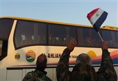 وصول 40 حافلة لأهالی الفوعة وکفریا إلى حلب .. وقطر تتسلم أسراها فی العراق