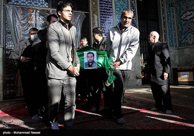 تشییع پیکر جانباز شهید سید مجید حسینی در گرگان