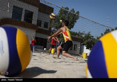 اردوی مشترک تیم ملی والیبال ساحلی ایران و تاجیکستان