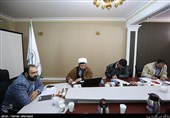 نشست خبری امید گلزاری مدیرعامل بنیاد فرهنگی صبح قریب