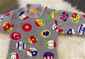 پرچم اسرائیل بر لباس کودکان عربستان