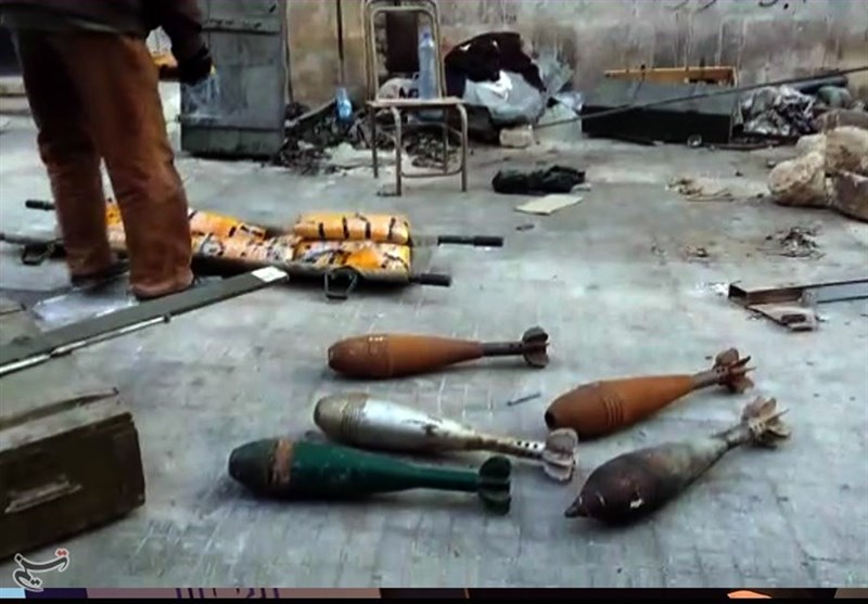 Halep&apos;te Teröristlerin Silah Stoku Yaptığı Depo Bulundu