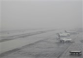 احتمال لغو پروازهای فرودگاه سنندج به دلیل بارش برف