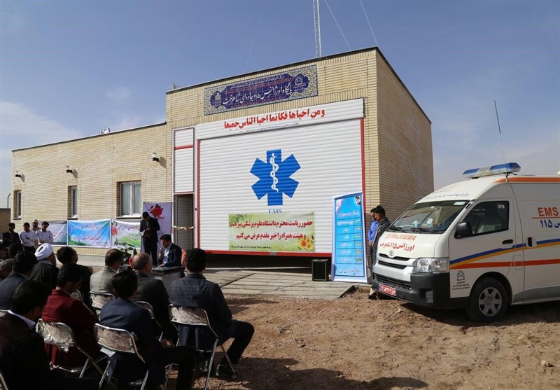 پایگاه اورژانس 115 شاهرخت با کمک خیرین سلامت افتتاح شد