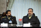 از راست : سردار عباسعلی محمدیان رئیس پلیس آگاهی تهران بزرگ در دومین نشست تخصصی روسای پلیس آگاهی استان‌های کشور